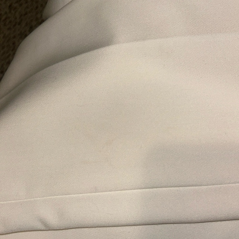 ZARA White Dress Pants with Kickflare and Slits at Bottom | Women’s Size XS - Picture 8 of 8